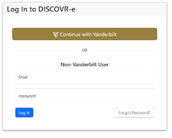 Continue with Vanderbilt