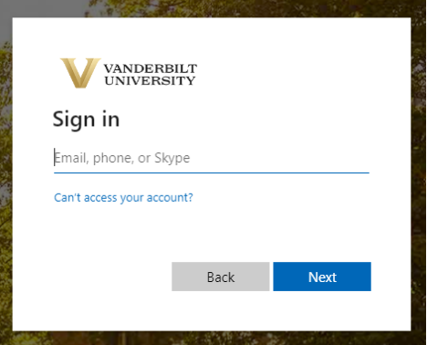 Sign in to complete login